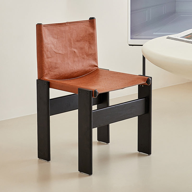 Modern Simple Side Chair Solid Wood Side Dining Chair for Bedroom