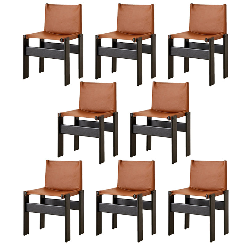 Modern Simple Side Chair Solid Wood Side Dining Chair for Bedroom