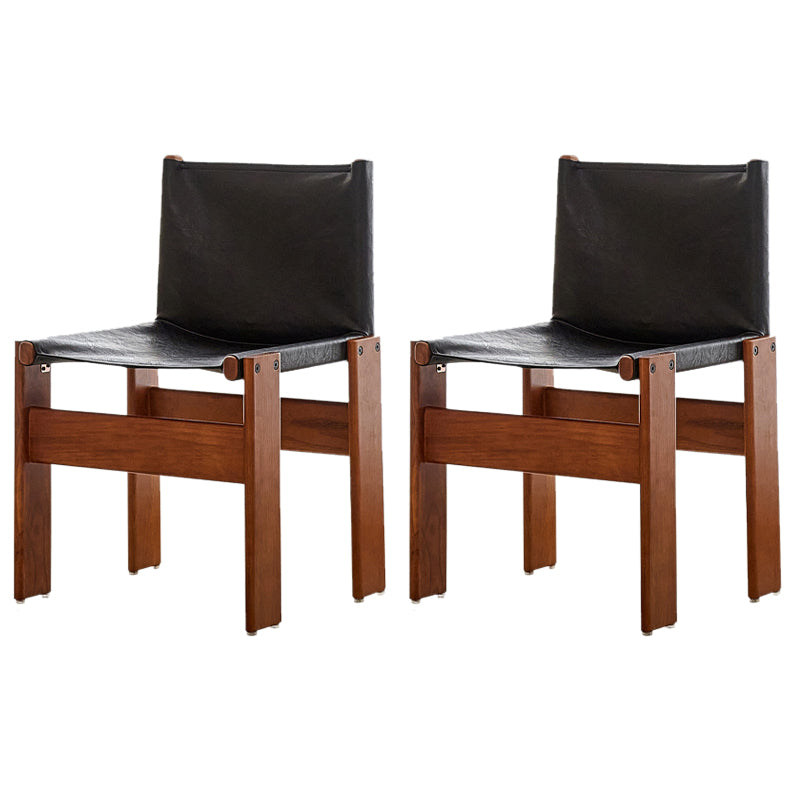 Modern Simple Side Chair Solid Wood Side Dining Chair for Bedroom