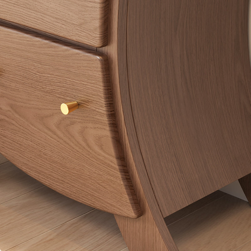 Contemporary Vertical Lingerie Chest Wood Storage Dresser for Bedroom