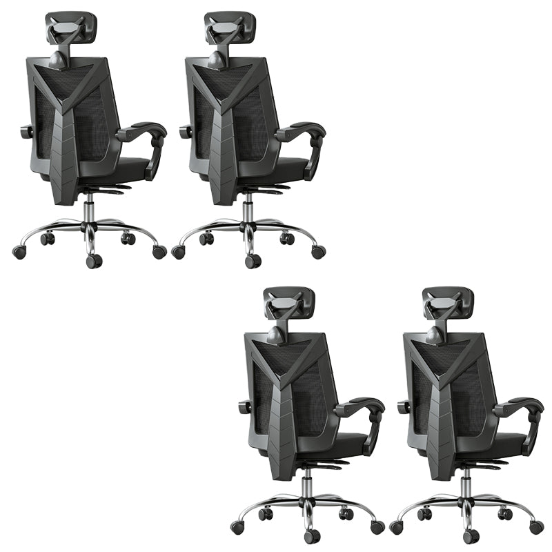 Modern Height Adjustable Office Chair Mesh Black Desk Chair for Office