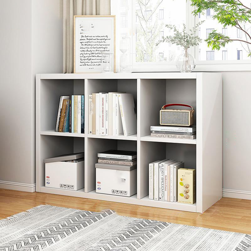 Standard Contemporary Bookcase Engineered Wood Closed Back Bookshelf