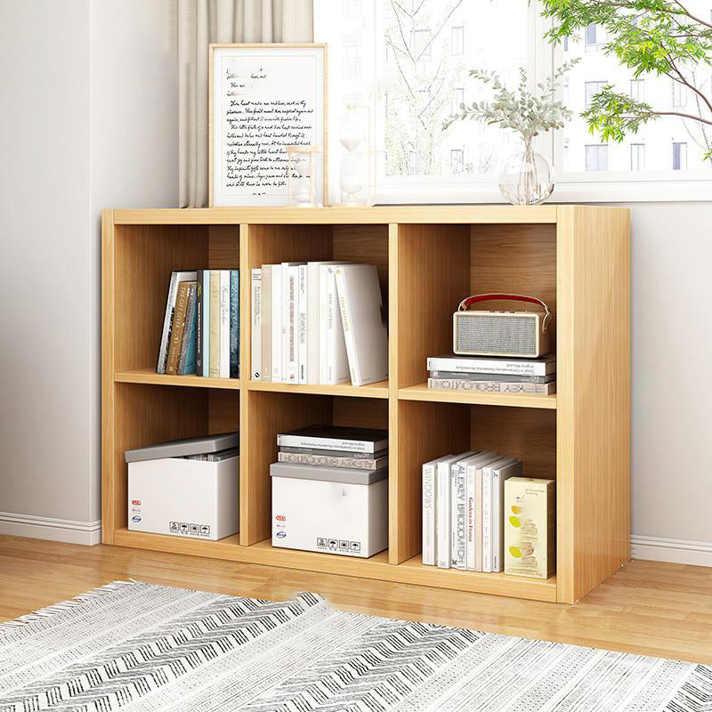 Standard Contemporary Bookcase Engineered Wood Closed Back Bookshelf