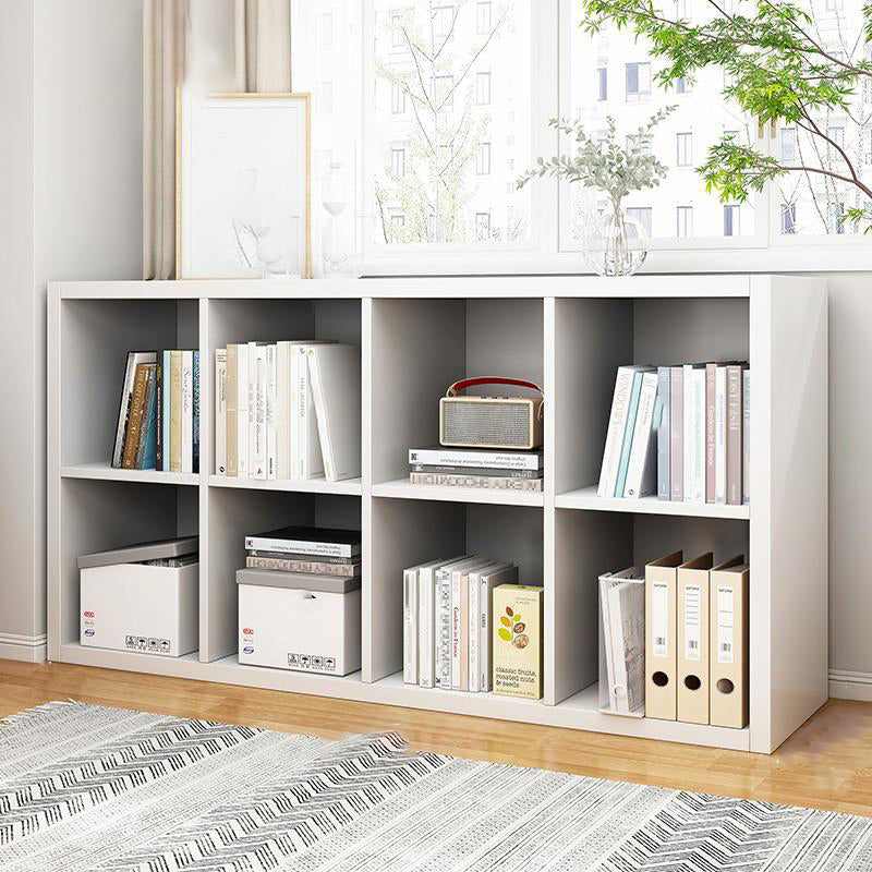 Standard Contemporary Bookcase Engineered Wood Closed Back Bookshelf