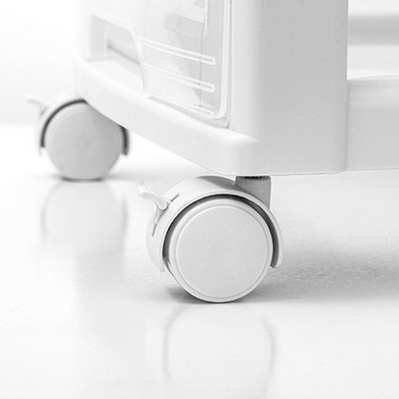 Transparent Filing Cabinet Modern Plastic Drawers Cabinet for Office