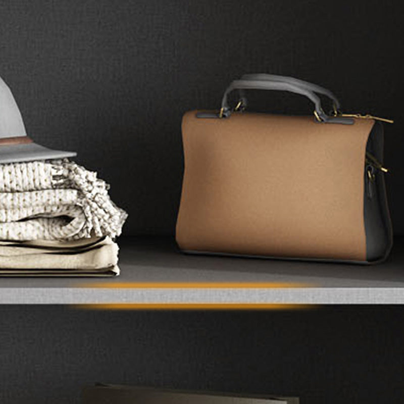 Bedroom Wooden Wardrobe Cabinet Modern Armoire with Soft Close Doors