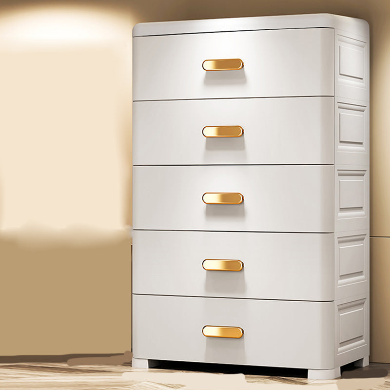 Rectangular Plastic Wardrobe Teen Style Bedroom Storage Cabinet