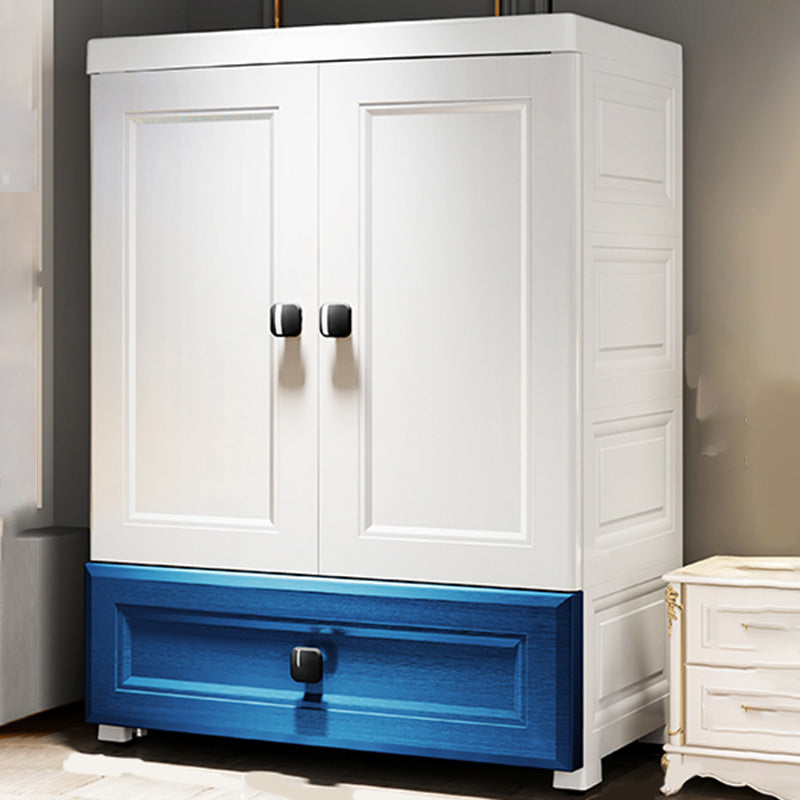 Rectangular Plastic Wardrobe Teen Style Bedroom Wardrobe Closet