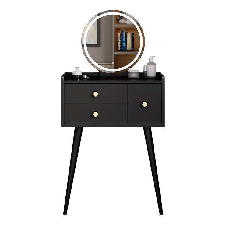 15.75" Wide Vanity Table Modern Wood 3-Drawer Dressing Table