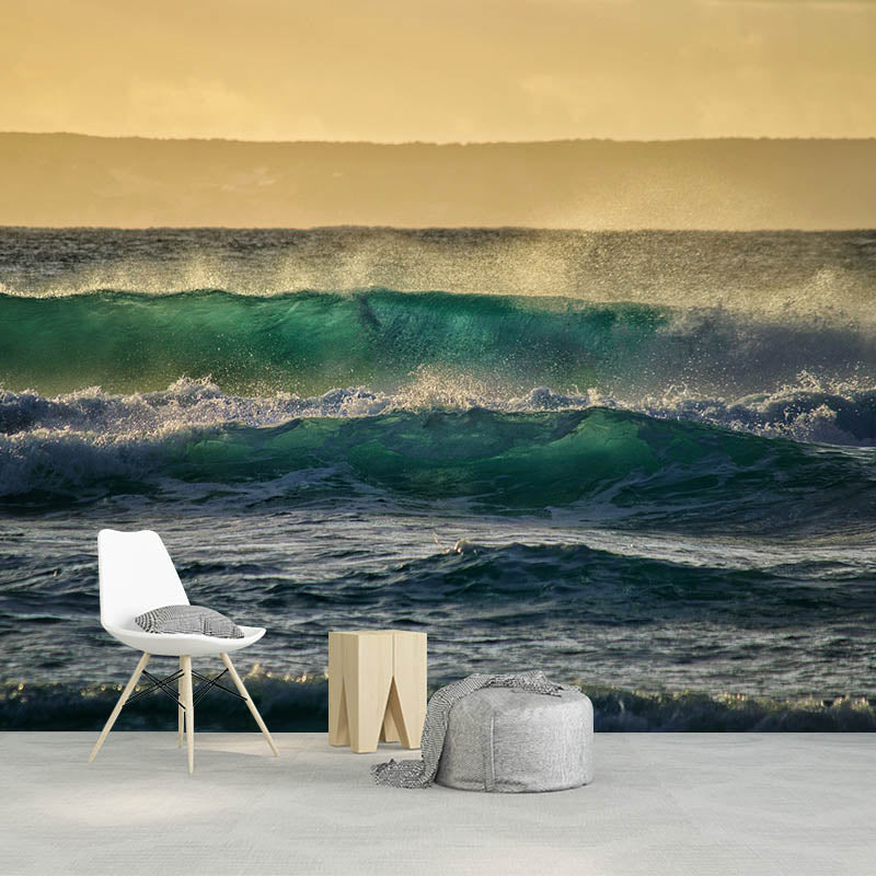 Environmental Photography Bedroom Sea Tropical Wall Mural Stain Resistant