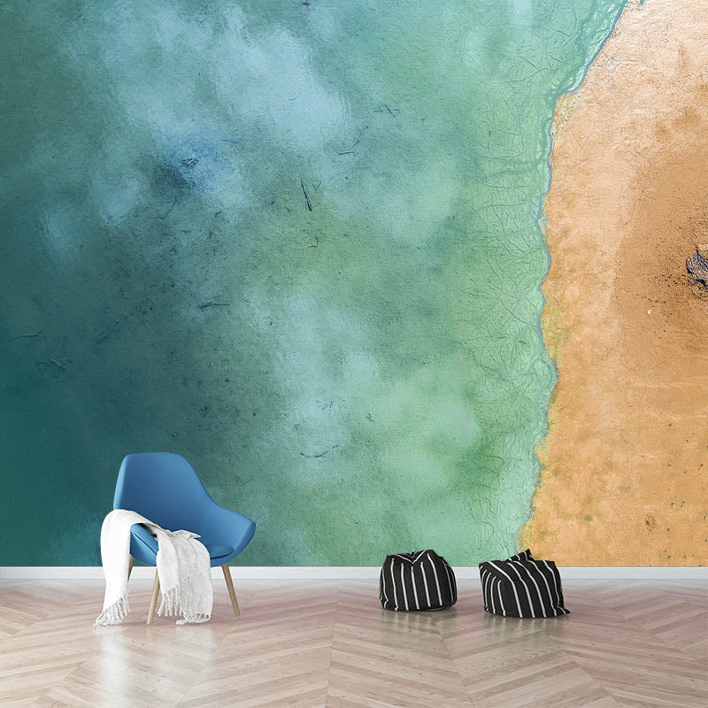 Wall Mural Photography Bedroom Coastal Sea Print Non-Pasted Environmental