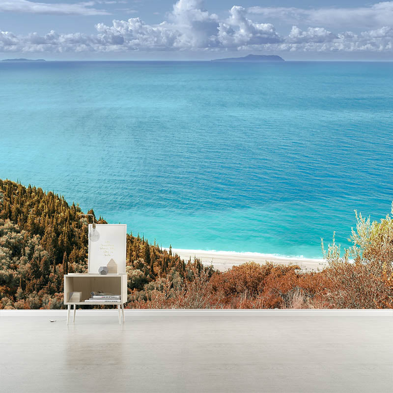 See Pattern Moisture Resistant Wall Mural Decorative Living Room Decorative