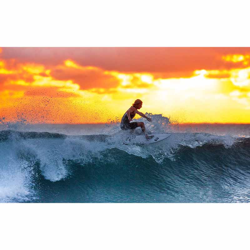 Moisture Resistant Wall Mural Photography Bedroom Sea Pattern Tropical