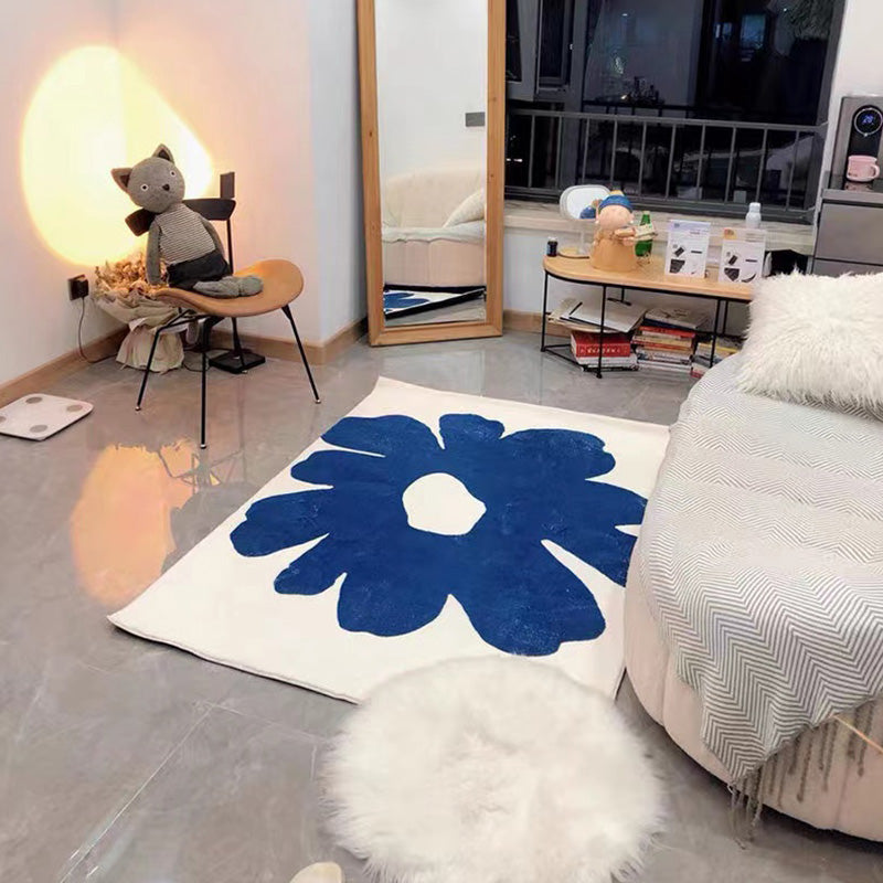 Nordic Area Rug Simple Rug Polyester Non-Slip Area Rug for Home Decoration