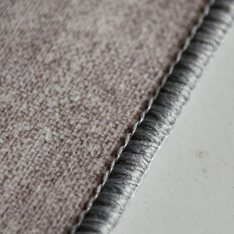 Simplicity Rug Minimalist Modern Area Rug Polyester Easy Care Carpet