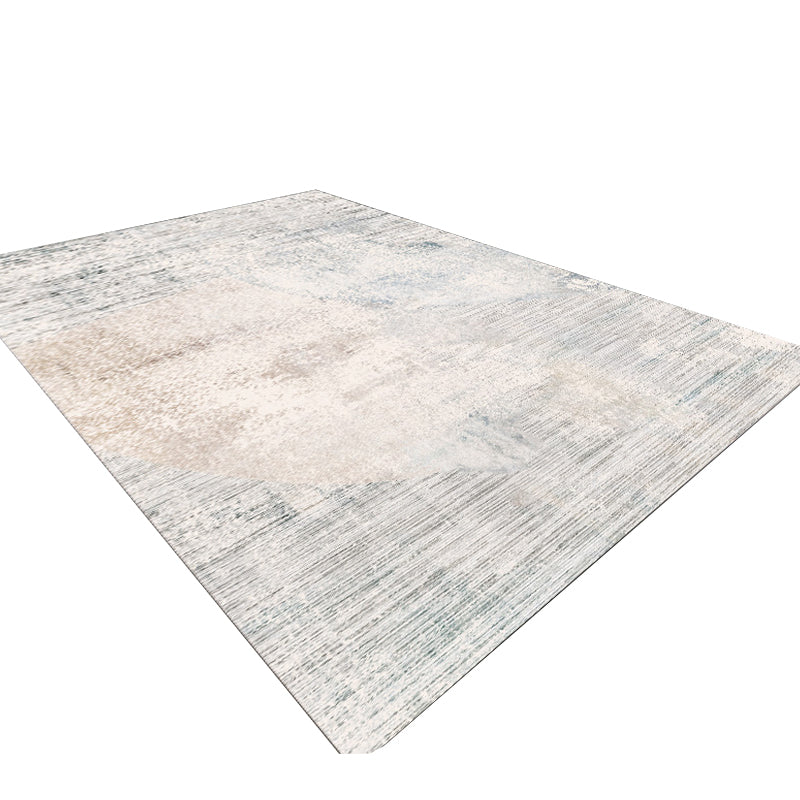 Simple Rug Modern Area Rug Polyester Easy Care Carpet for Bedroom