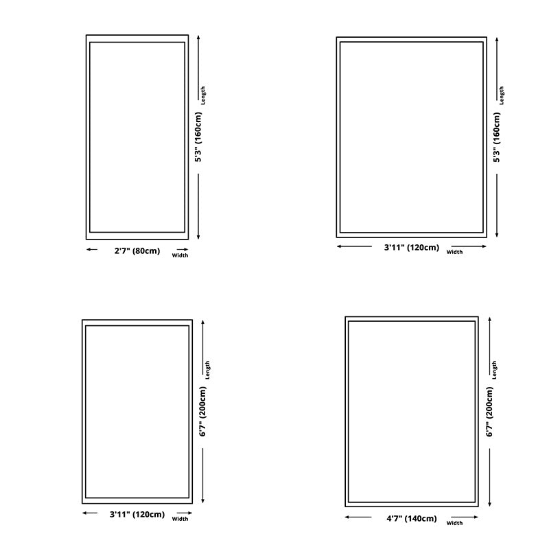 Modern Colorblock Rug Morandi Color Modern Area Rug Polyester Easy Care Carpet for Bedroom