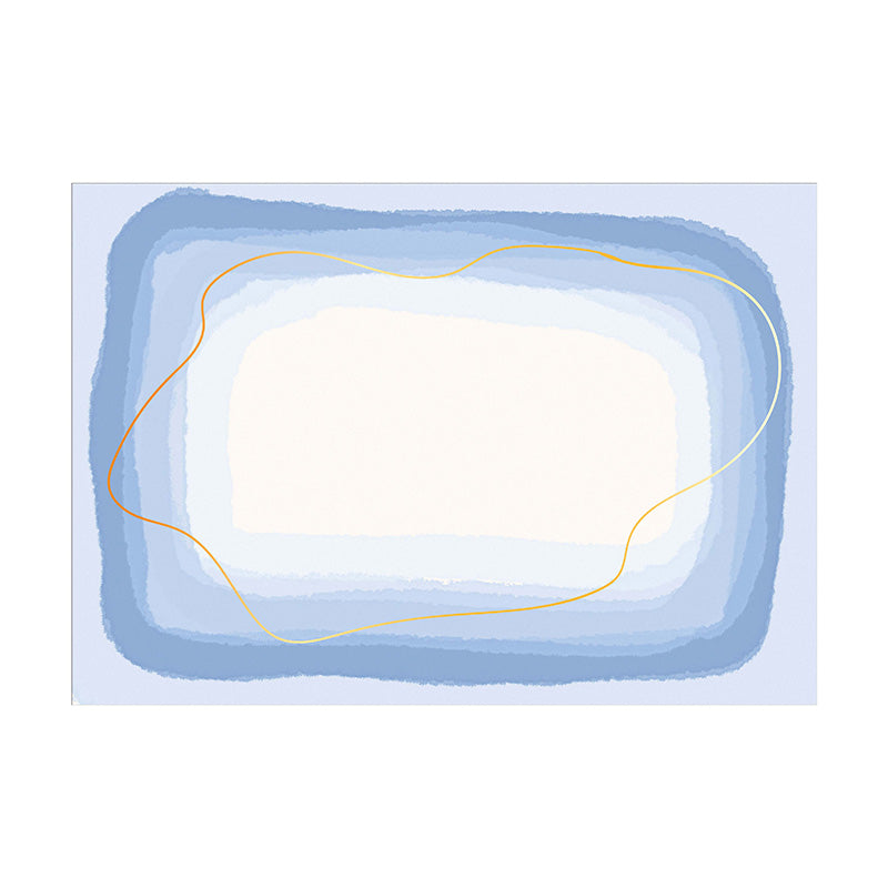 Novelty Colorblock Rug Morandi Color Modern Area Rug Polyester Easy Care Carpet