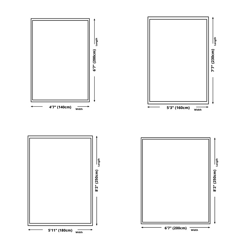 Tiger Printed Rug Polyster Rectangle Area Carpet Balcony Modern Stain Resistant Area Rug