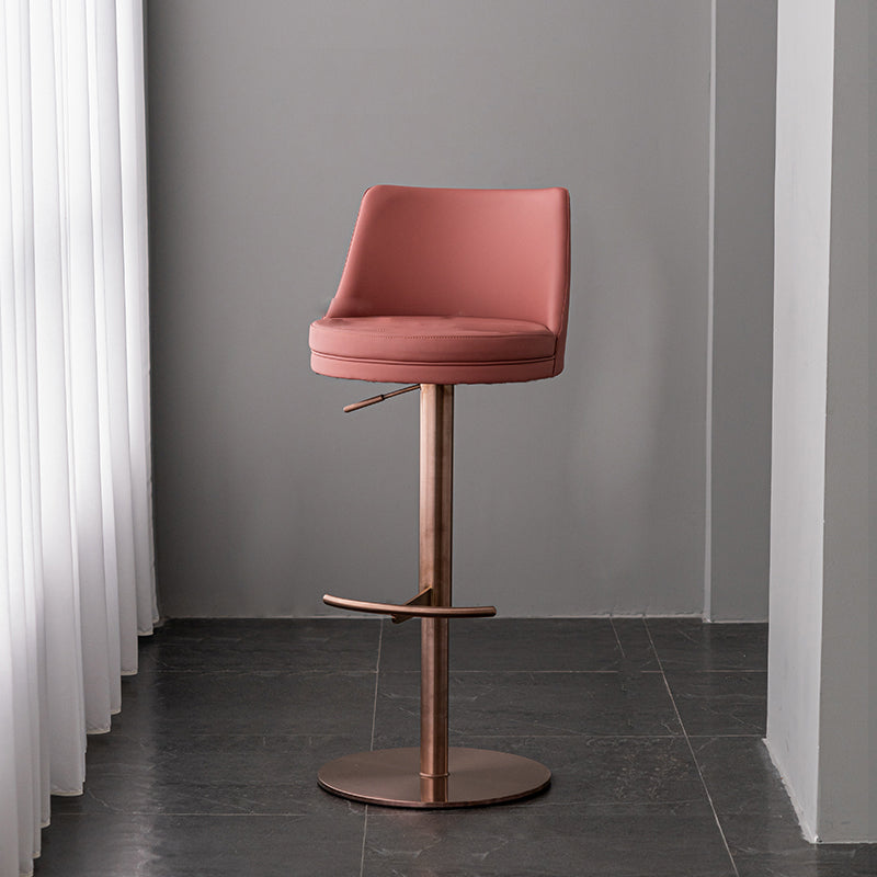 Armless Counter Height Stools with Footrest Modern Counter Stool