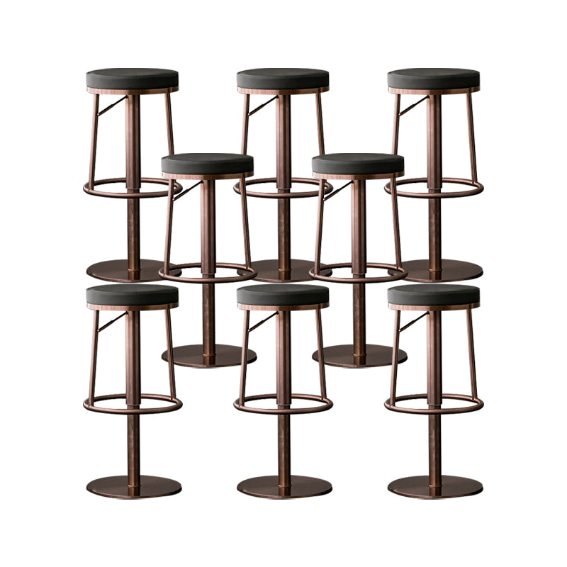 Armless Counter Height Stools with Footrest Modern Counter Stool