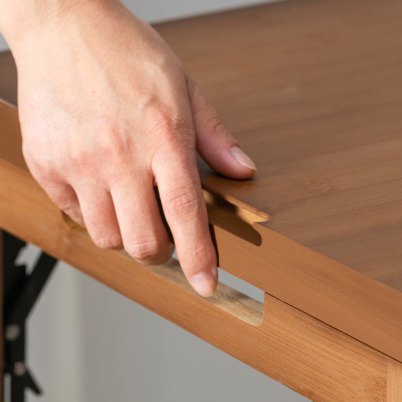 Bamboo Bar Table Folding Dining Table for Kitchen Living Room