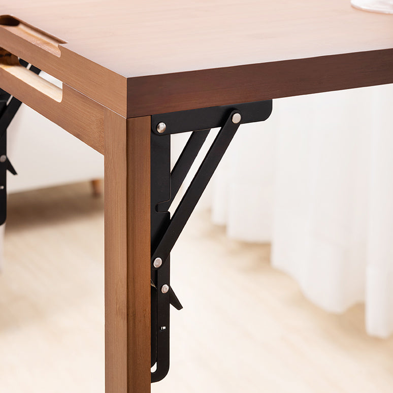 Bamboo Bar Table Folding Dining Table for Kitchen Living Room