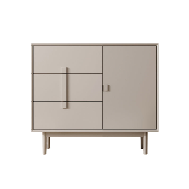 Contemporary Sideboard Cabinet Birch Sideboard Table with Doors for Living Room