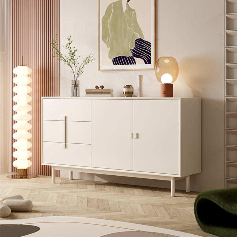 Contemporary Sideboard Cabinet Birch Sideboard Table with Doors for Living Room