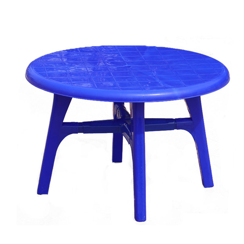 Plastic Water Resistant Patio Table Square /Round with Umbrella Hole