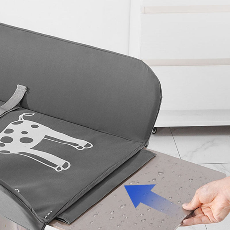 Contemporary Baby Changing Table with Storage Basket and Safety Belt