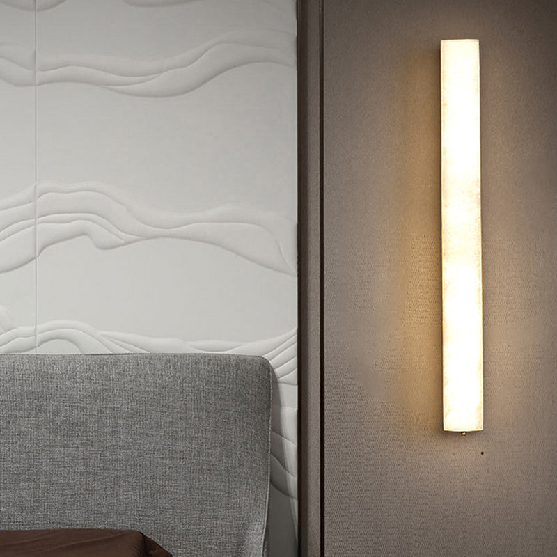 Modernism Wall Sconce Marble Shade Wall Light Fixture for Living Room