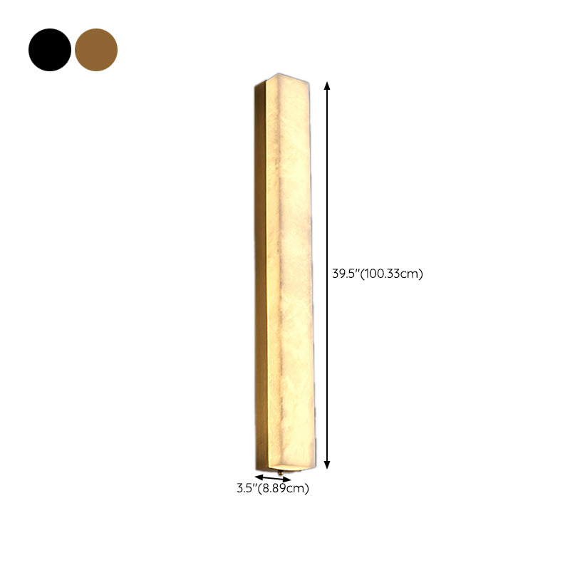 Modernism Wall Sconce Marble Shade Wall Light Fixture for Living Room