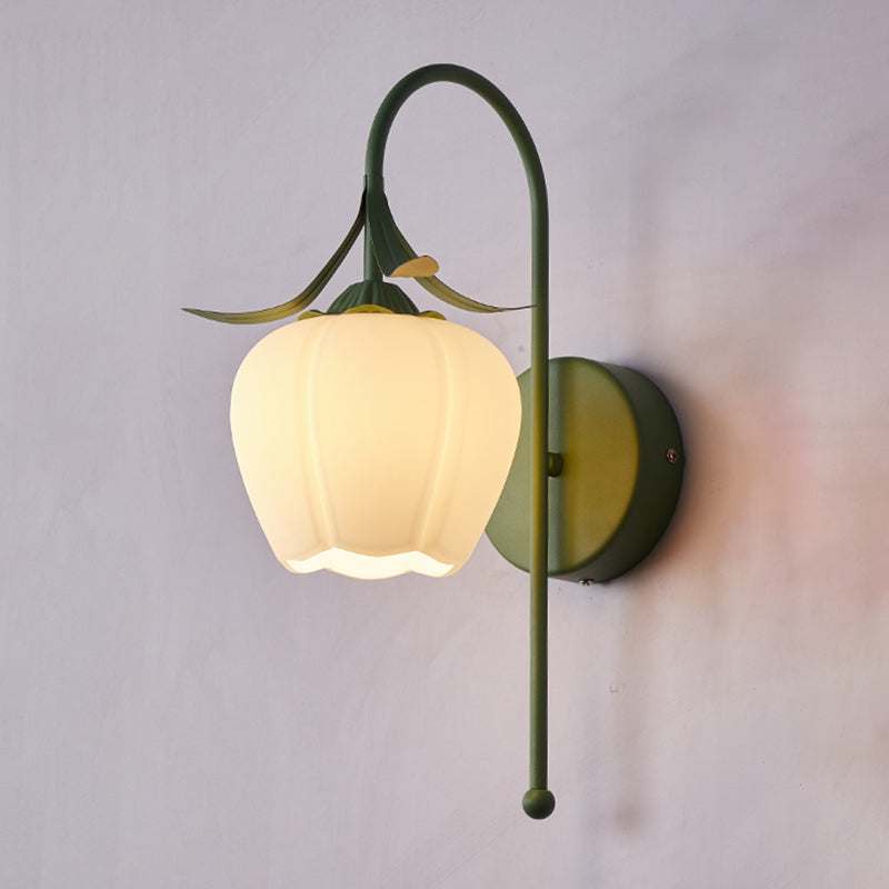 Modern Style Wall Mounted Sconce 1-Light Wall Mounted Light Fixture for Bedroom