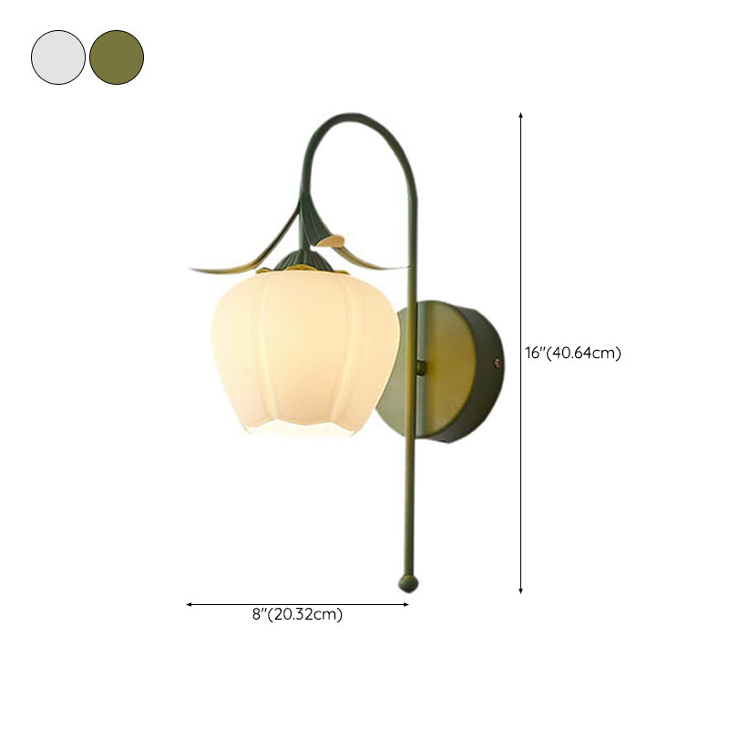 Modern Style Wall Mounted Sconce 1-Light Wall Mounted Light Fixture for Bedroom