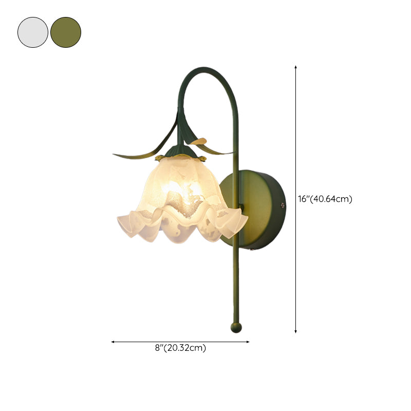 Modern Style Wall Mounted Sconce 1-Light Wall Mounted Light Fixture for Bedroom