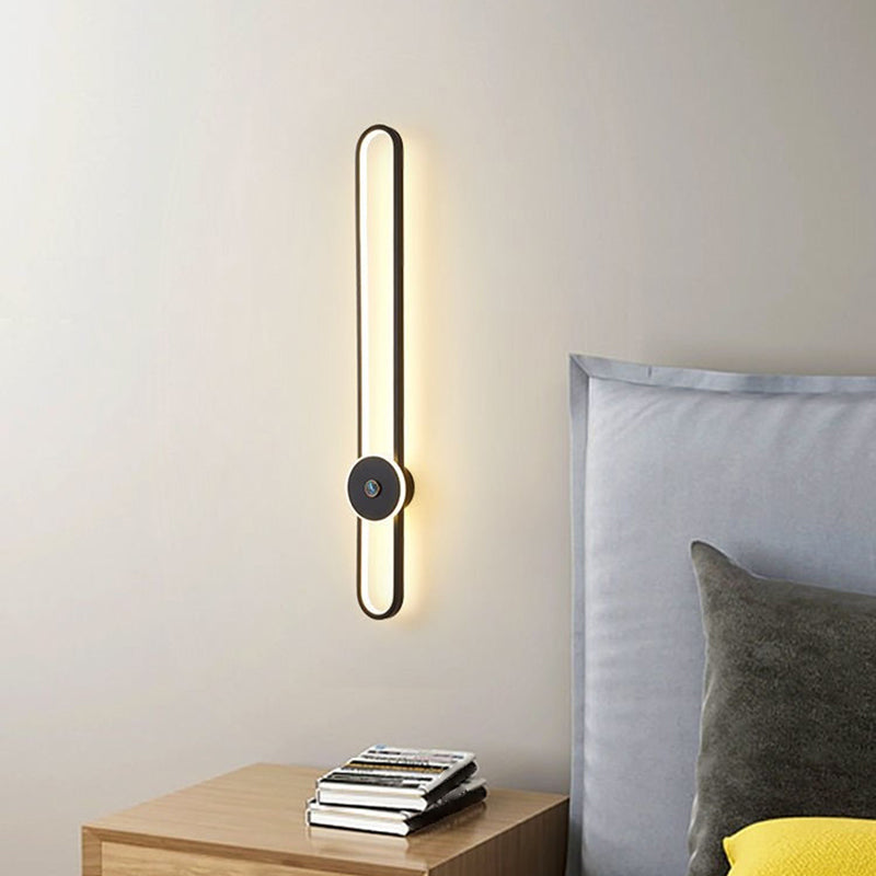 Modern Style Wall Mounted Sconce Black/Gold Wall Lights for Living Room