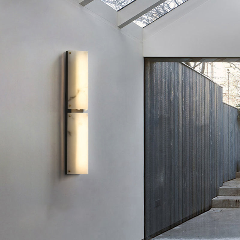 Triangle Wall Sconce Contemporary Wall Light Fixture for Courtyard