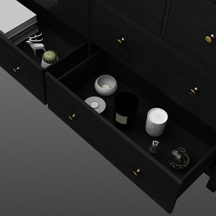 Classic Glam Storage Chest Wooden Storage Chest Dresser with Drawers