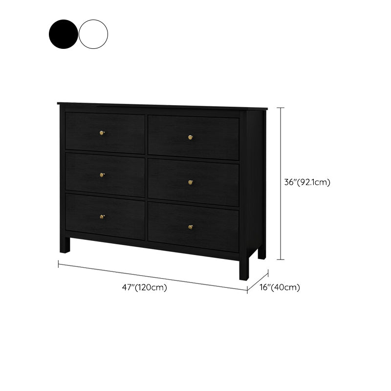 Classic Glam Storage Chest Wooden Storage Chest Dresser with Drawers