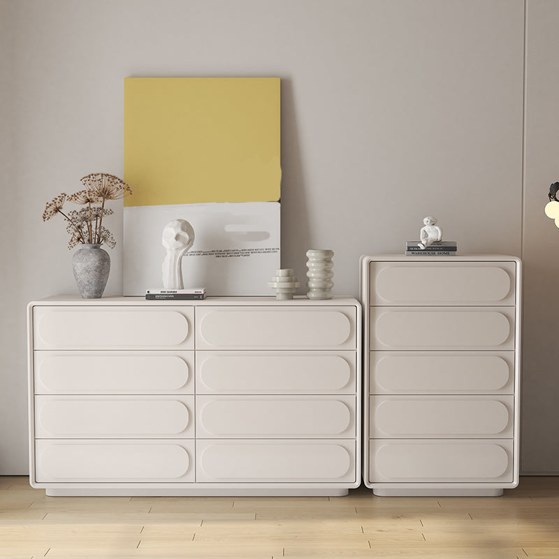 Modernism Horizontal Double Dresser Wood Storage Lingerie Chest for Room