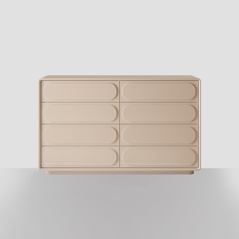 Modernism Horizontal Double Dresser Wood Storage Lingerie Chest for Room