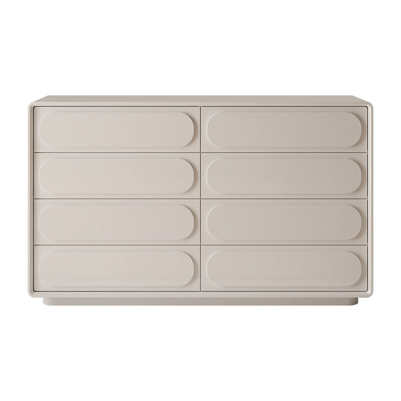 Modernism Horizontal Double Dresser Wood Storage Lingerie Chest for Room