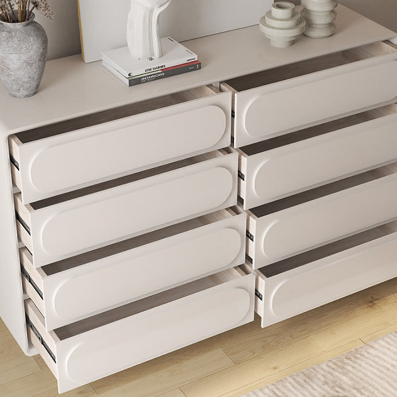 Modernism Horizontal Double Dresser Wood Storage Lingerie Chest for Room