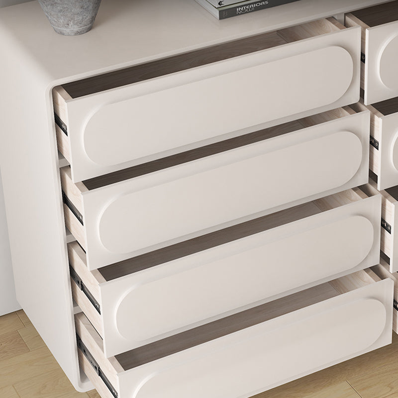 Modernism Horizontal Double Dresser Wood Storage Lingerie Chest for Room