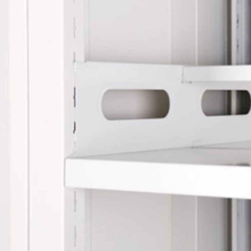 Modern Open Back Bookshelf Vertical Metal Bookcase with Shelves