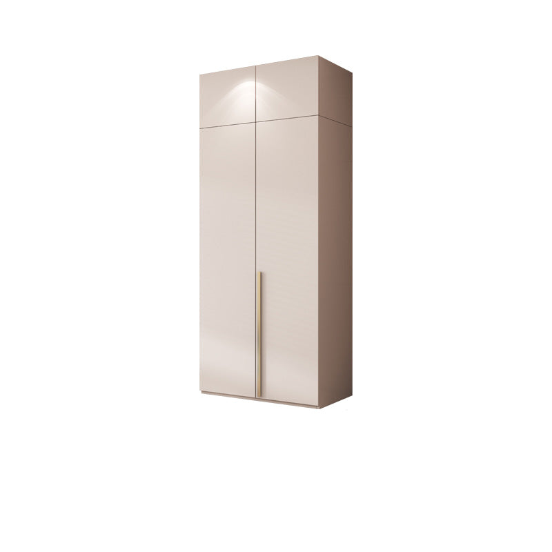 Contemporary Bedroom Storage Cabinet Wooden Shelves Wardrobe