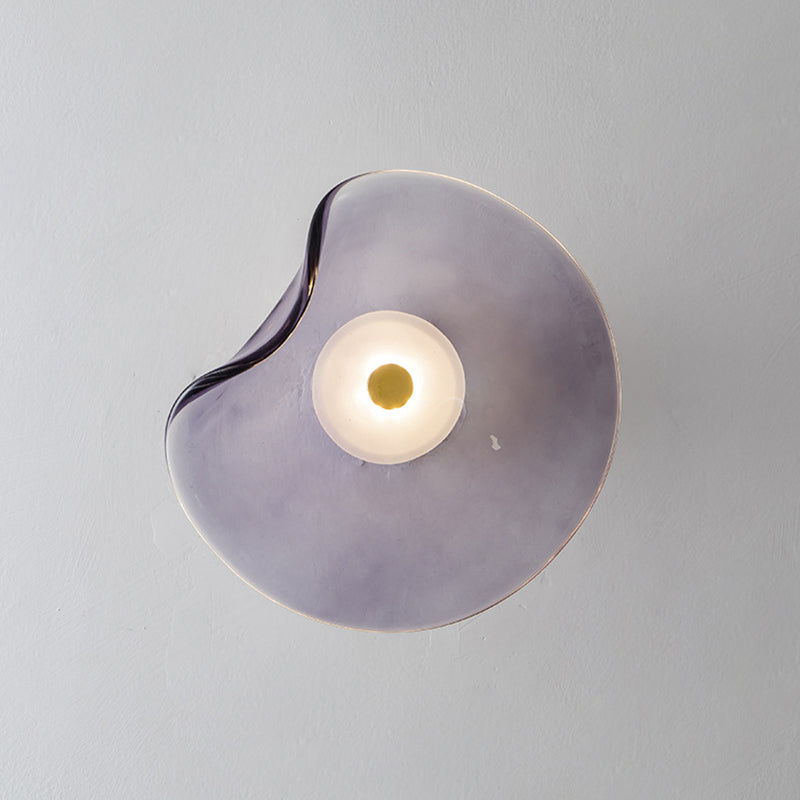 Modern Unique Shape Wall Mounted Light 1 Light Flush Mount Wall Sconce