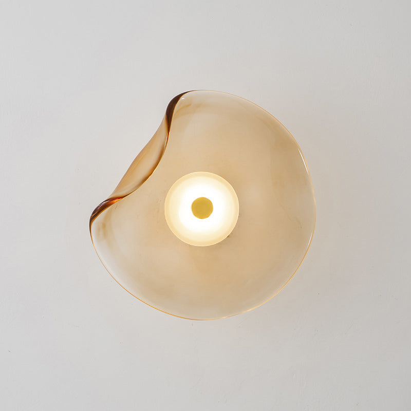 Modern Unique Shape Wall Mounted Light 1 Light Flush Mount Wall Sconce