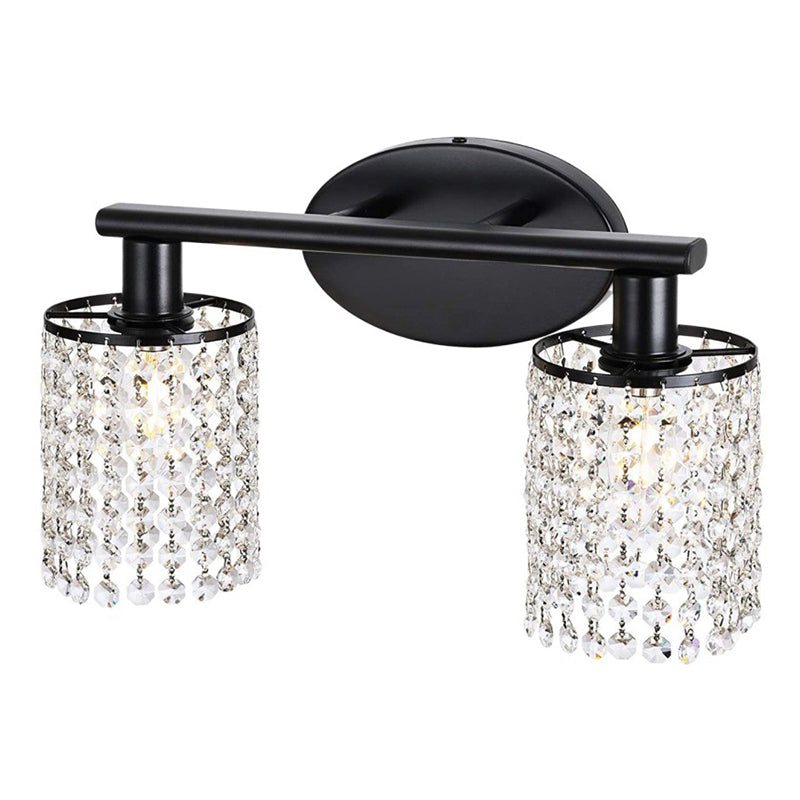 Post Modern Bathroom Vanity Lighting 2 / 3 / 4 - Light Bath Sconce in Black / Sliver